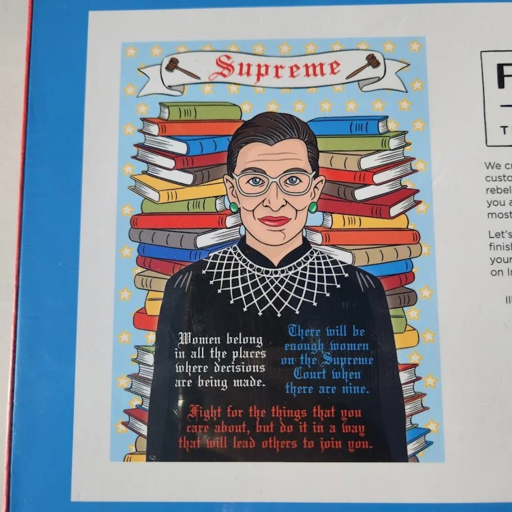 NEW Ruth Bader Ginsburg Jigsaw Puzzle 500 Piece The Found Supreme Court Women RB